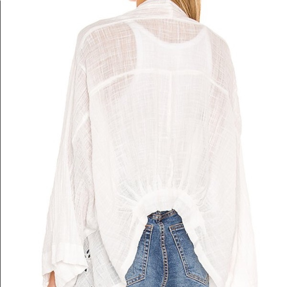 Free People Amaira Kimono In White NWT